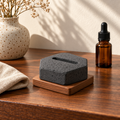 Corqena™ Charcoal Hexagon Aroma Stone — product view